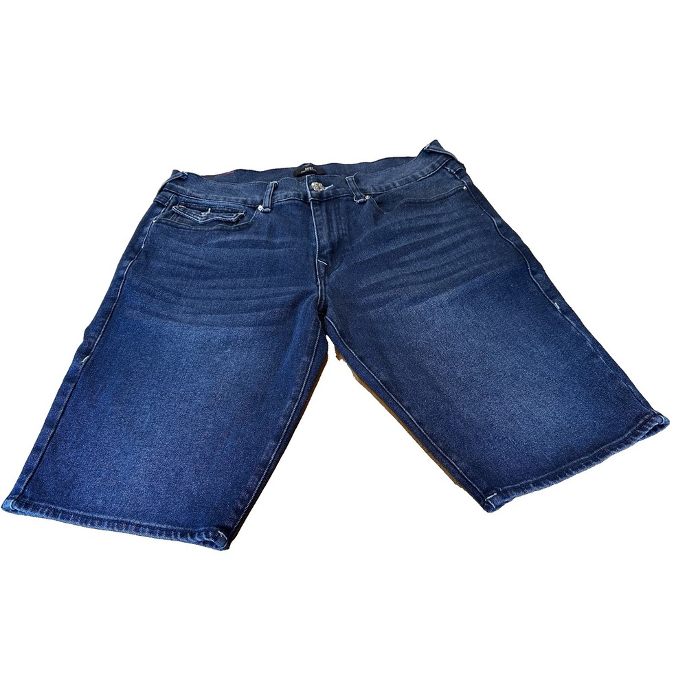 Y2K True Religion Shorts Mens Blue Denim Jeans Shorts Ricky Size‎ 34